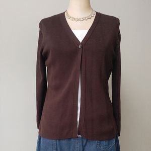 LOFT Silk Cardigan
